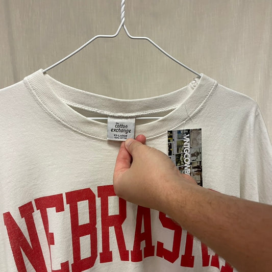 Vintage Nebraska Huskers Spellout XXL