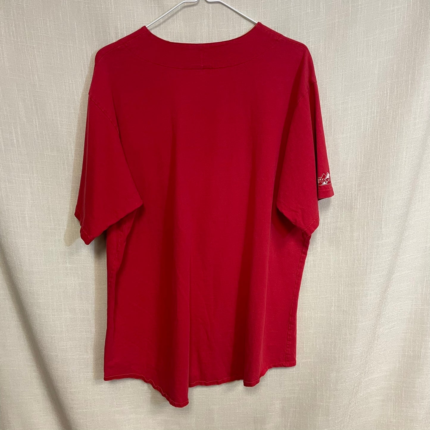 Vintage Nebraska Huskers Baseball Jersey Majestic L