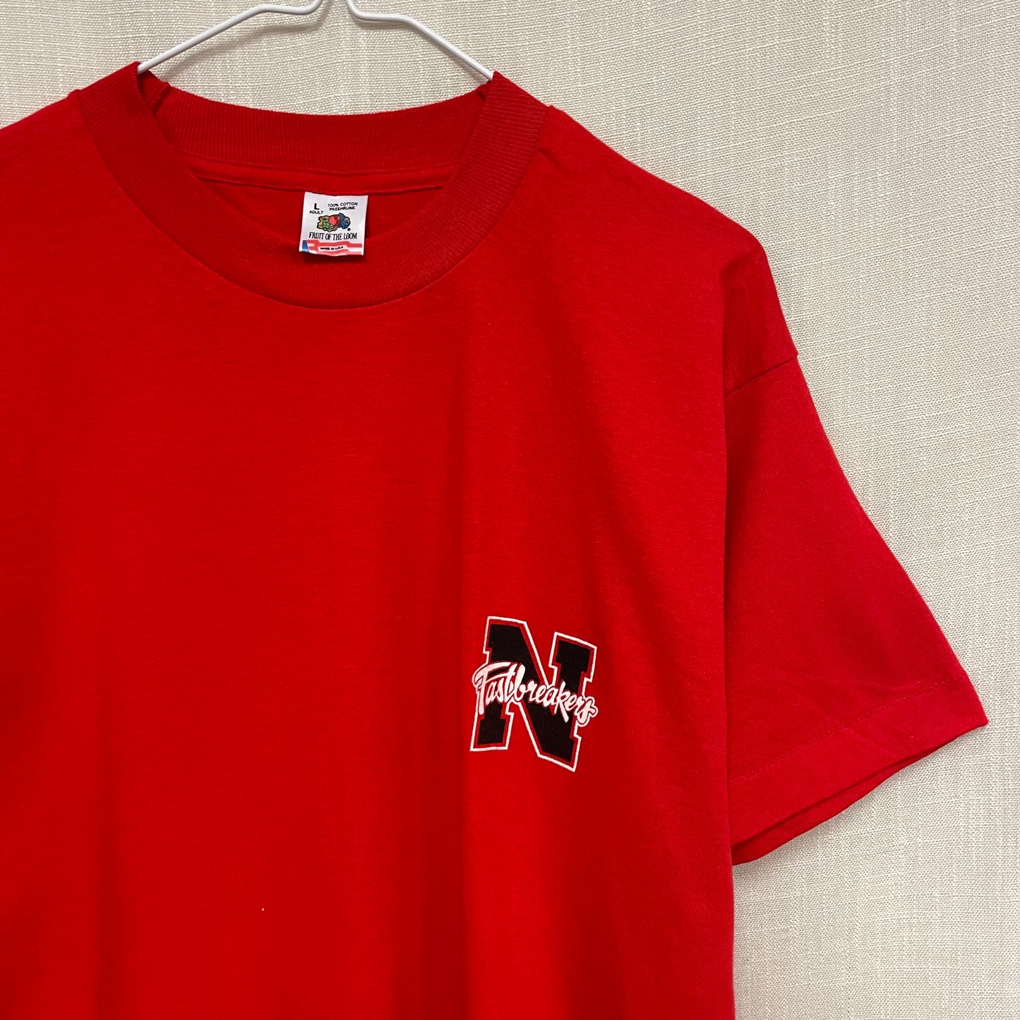 Vintage Nebraska Huskers Basketball ‘Fastbreakers’ Shirt L