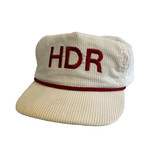 Vintage HDR Corduroy Strapback Hat