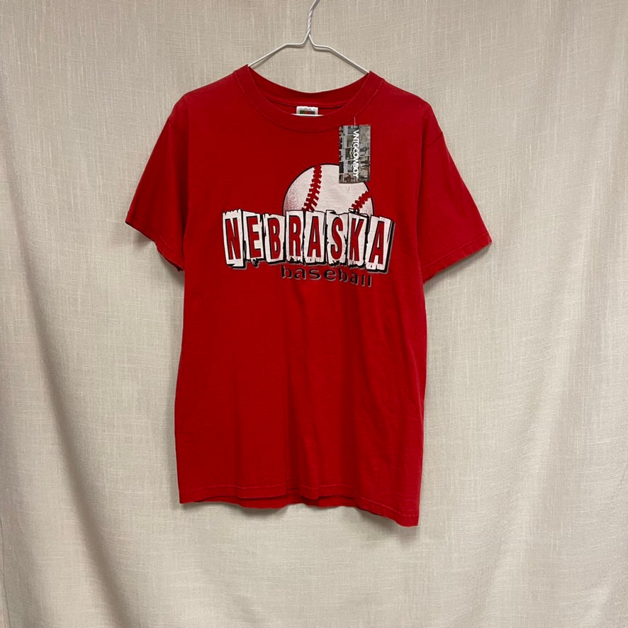 Vintage Nebraska Huskers Baseball Shirt M