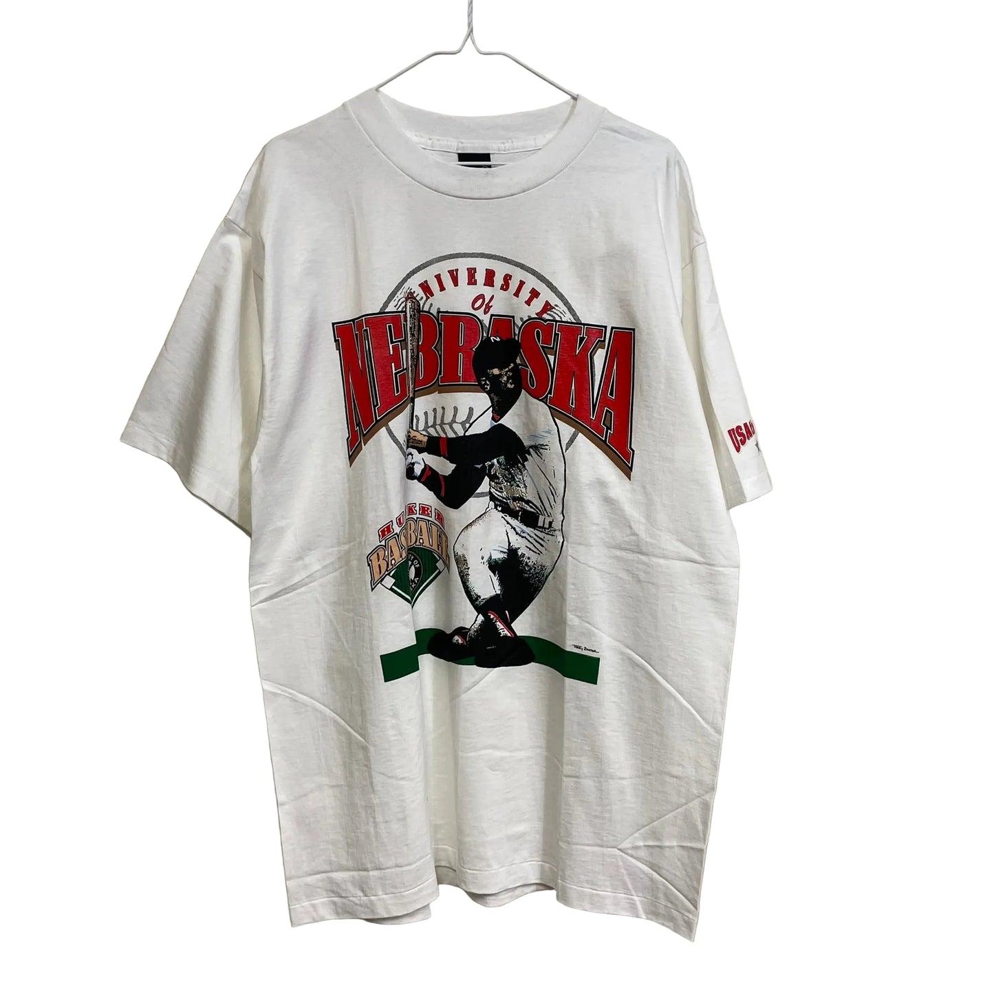Vintage Nebraska Huskers Baseball Shirt XL