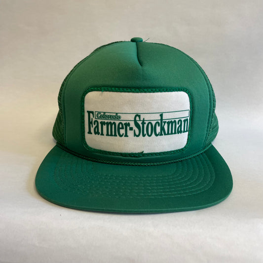 Vintage Colorado Farmer Stockman Snapback Trucker Hat