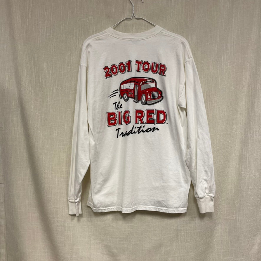 Vintage Nebraska Huskers 2001 Tour Big Red Shirt L