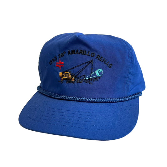Vintage 1993 Amarillo Rehab Snapback Hat