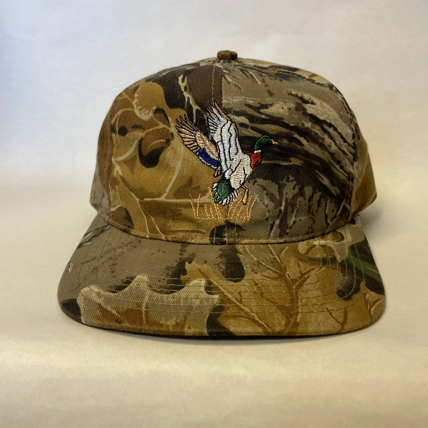 Vintage Mallard Duck Camo Snapback Hat