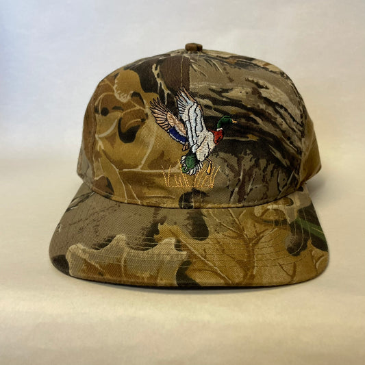 Vintage Mallard Duck Camo Snapback Hat