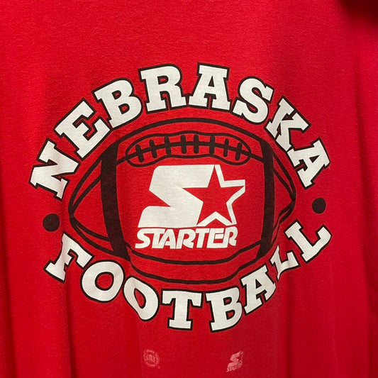 Vintage Nebraska Huskers STARTER Football Shirt L