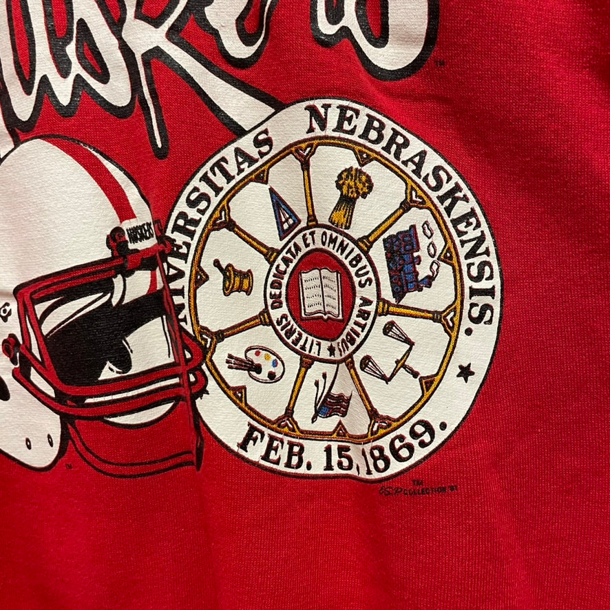 Vintage Nebraska Huskers Crewneck L