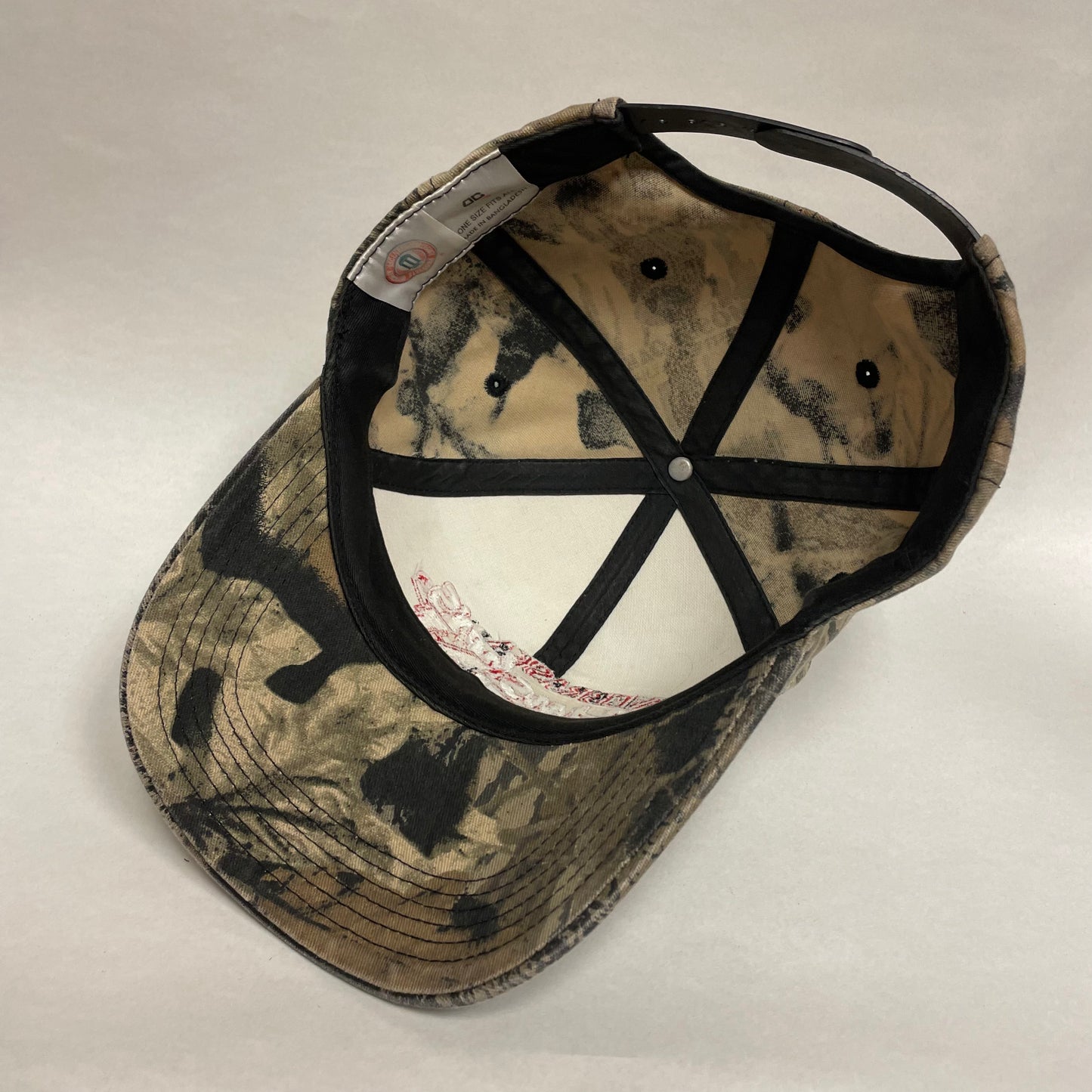 Vintage Nebraska Huskers Mossy Oak Snapback Hat