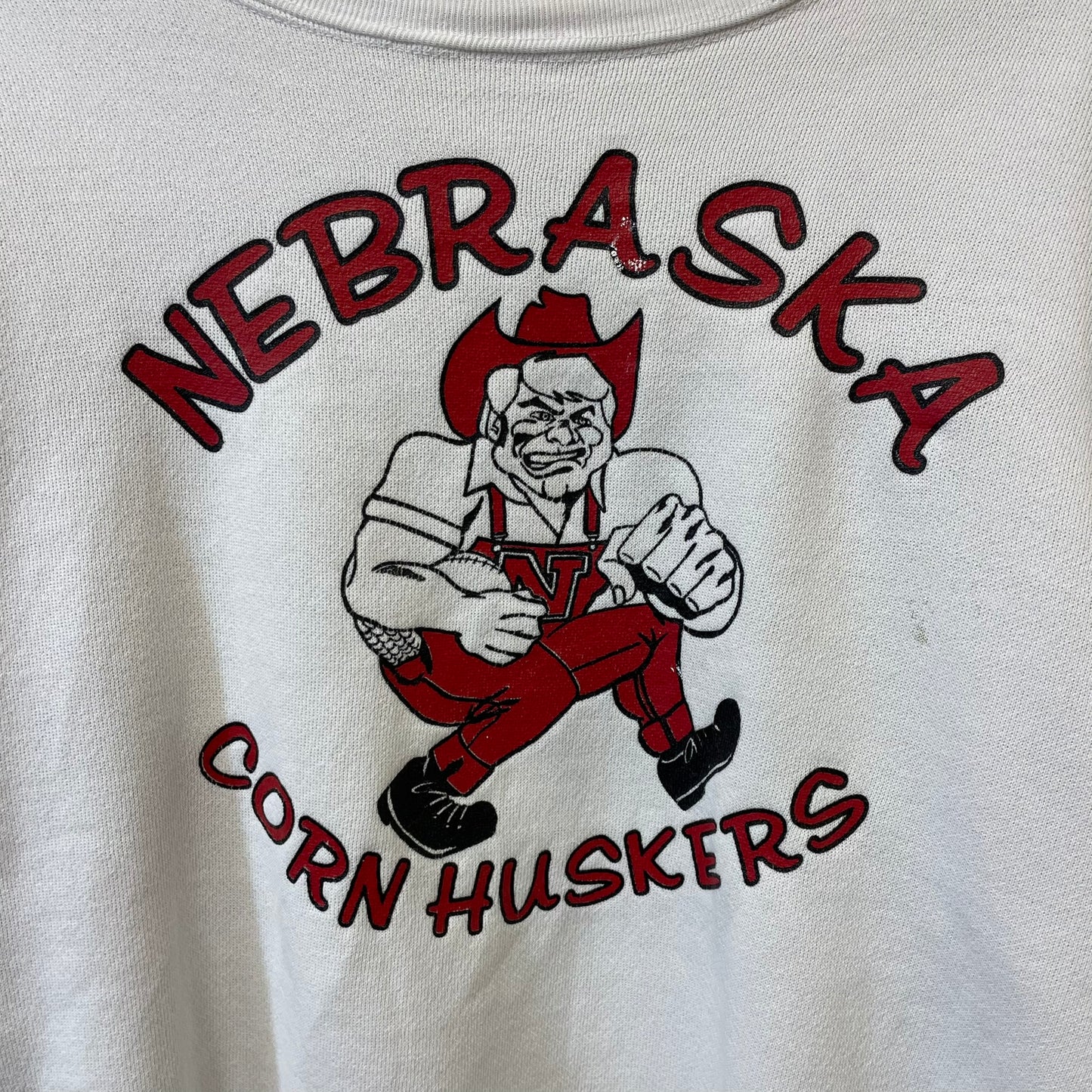 Vintage Nebraska Huskers Crewneck L