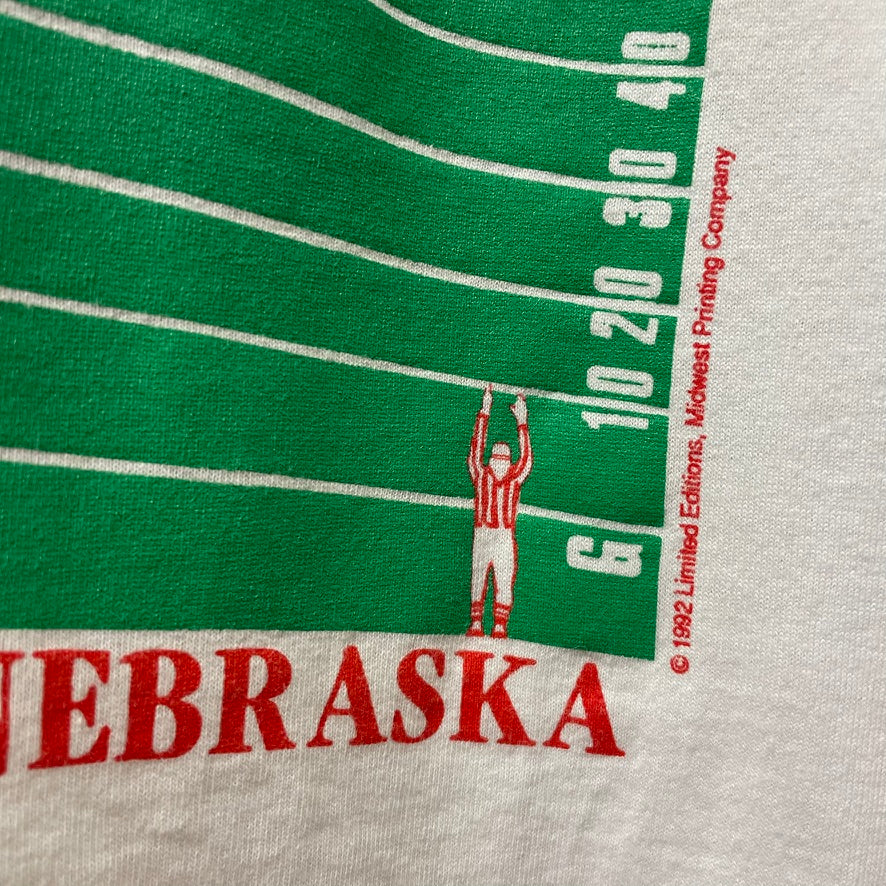 Vintage Nebraska Huskers Football Humor Shirt XL