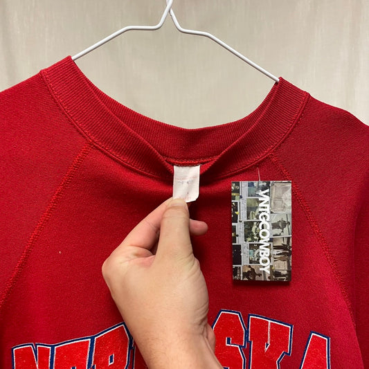 Vintage Nebraska Huskers Crewneck L