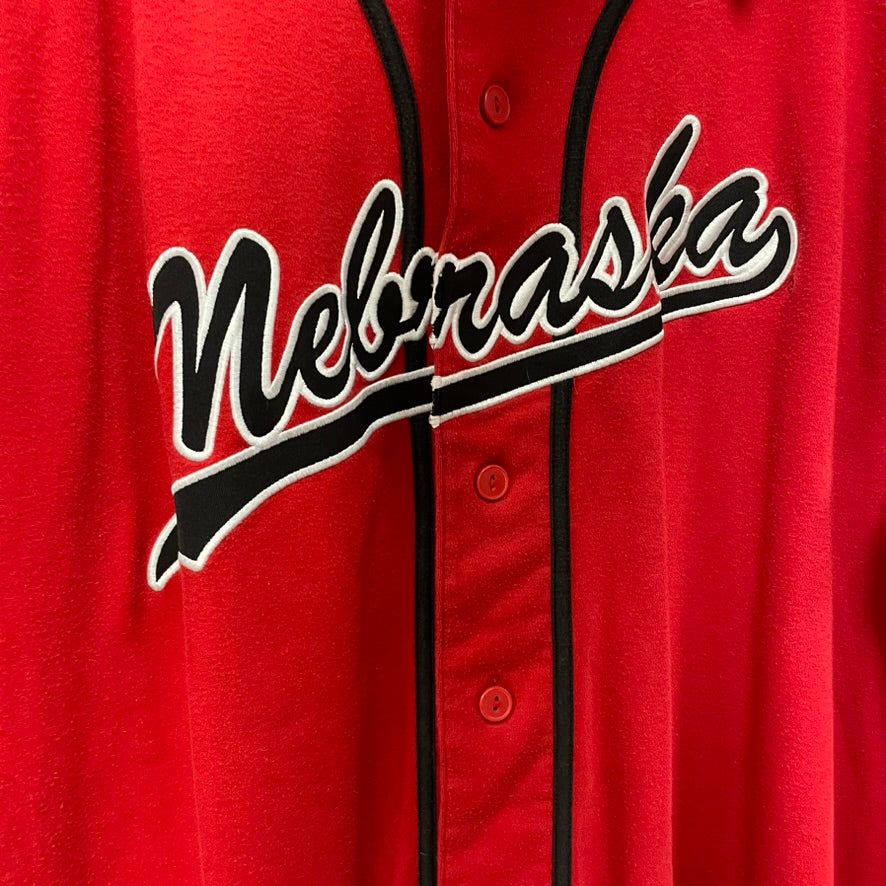 Vintage Nebraska Huskers Baseball Jersey XL