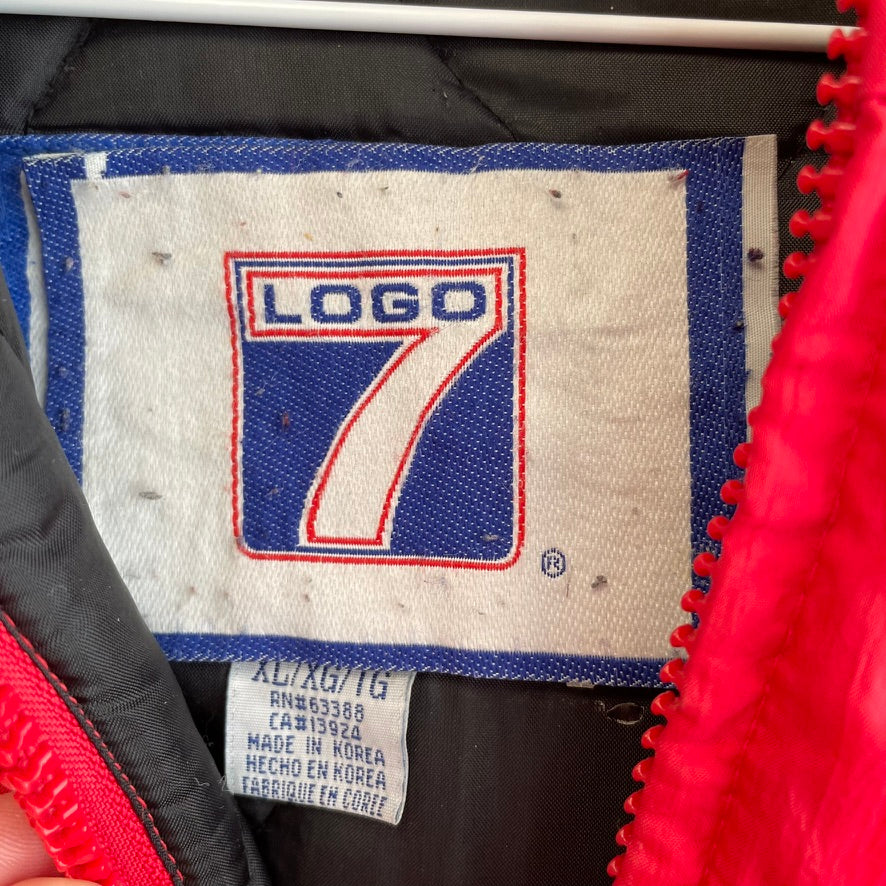 Vintage Nebraska Huskers Puffer Jacket LOGO 7 XL