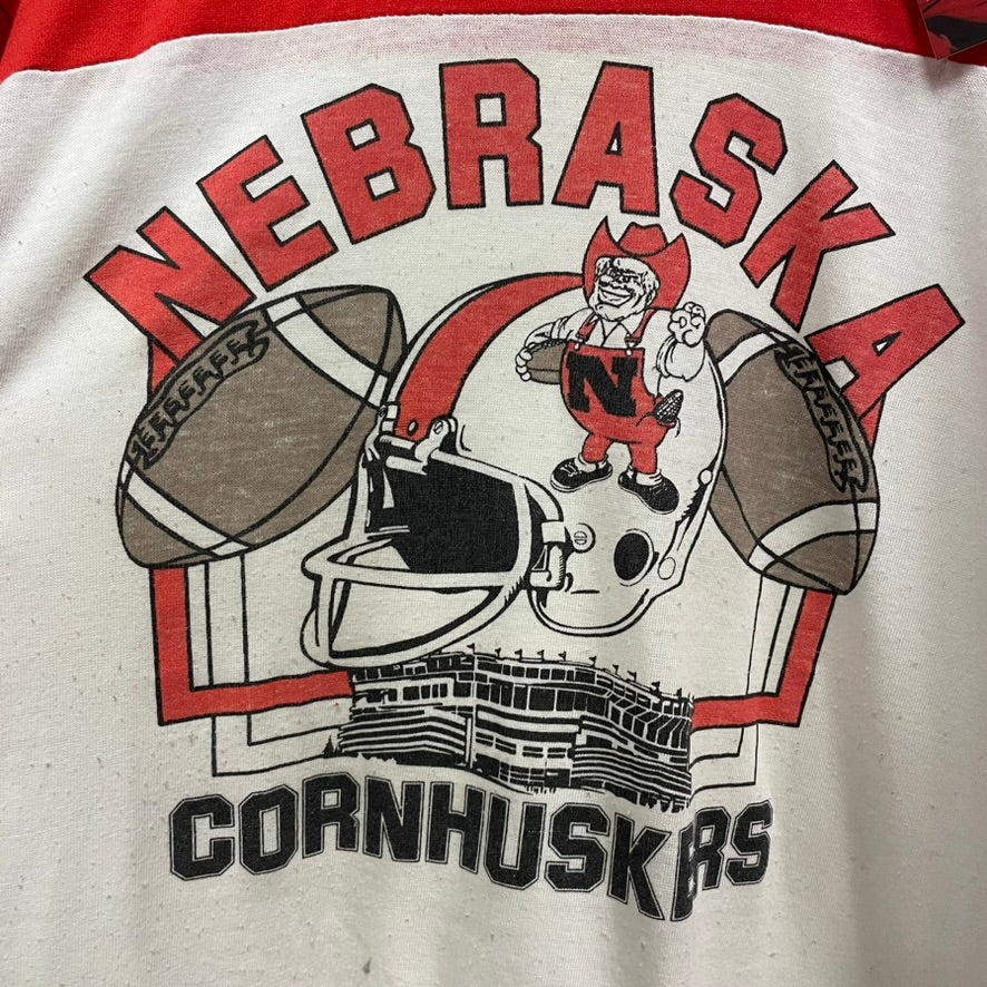 Vintage Nebraska Huskers 80s Shirt M