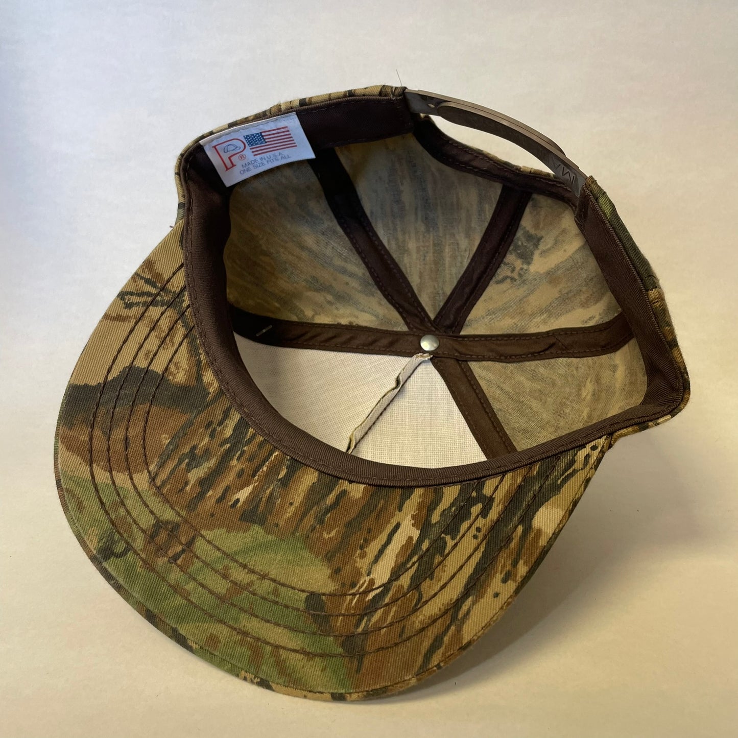 Vintage ASTEC Camo Snapback Hat NWT