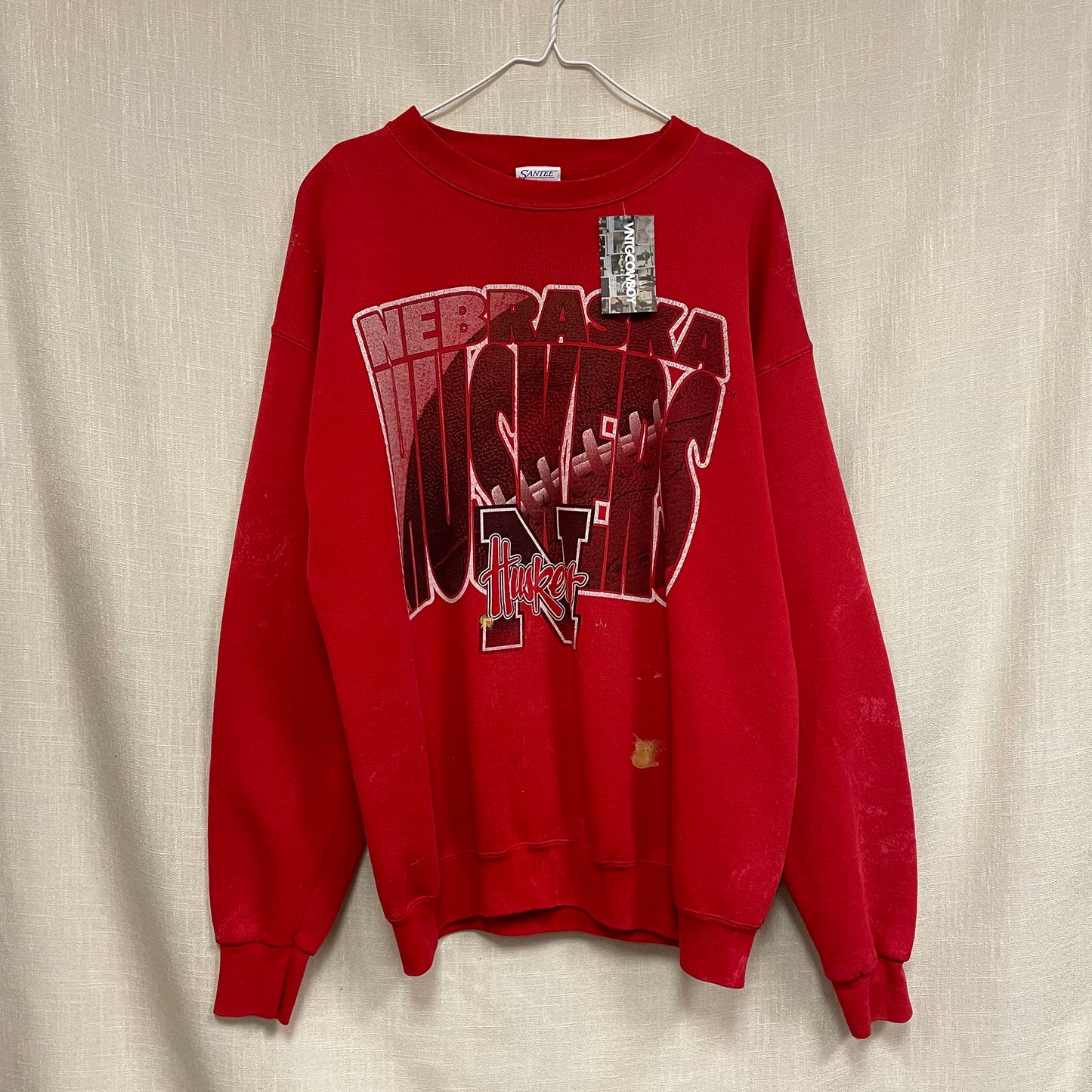 Vintage Nebraska Huskers Crewneck XL
