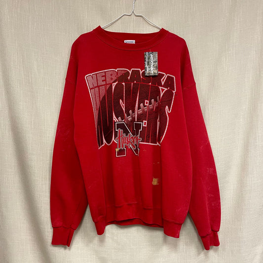 Vintage Nebraska Huskers Crewneck XL