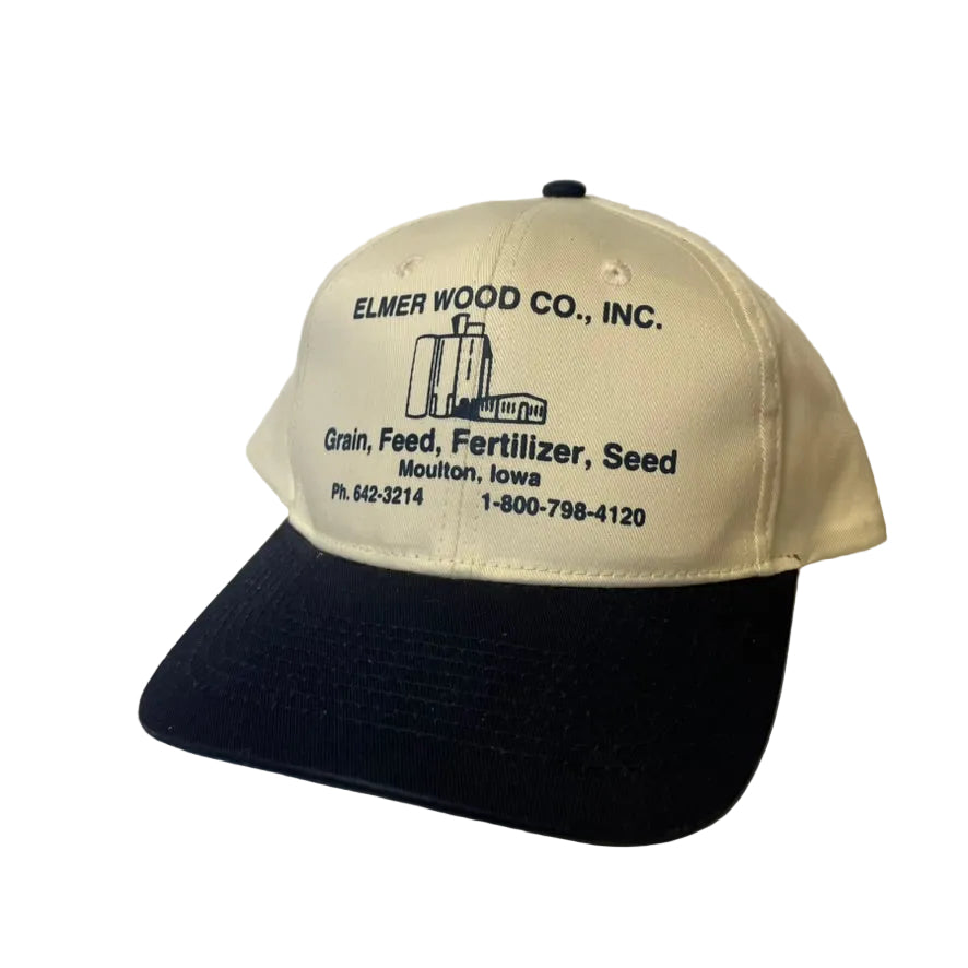 Vintage Elmer Wood Moulton Iowa Snapback Hat