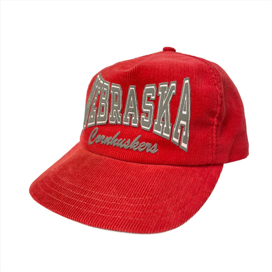 Vintage Nebraska Cornhuskers Corduroy Snapback