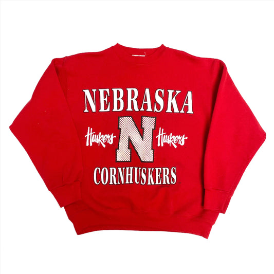 Vintage Nebraska Huskers Decotex Crewneck L