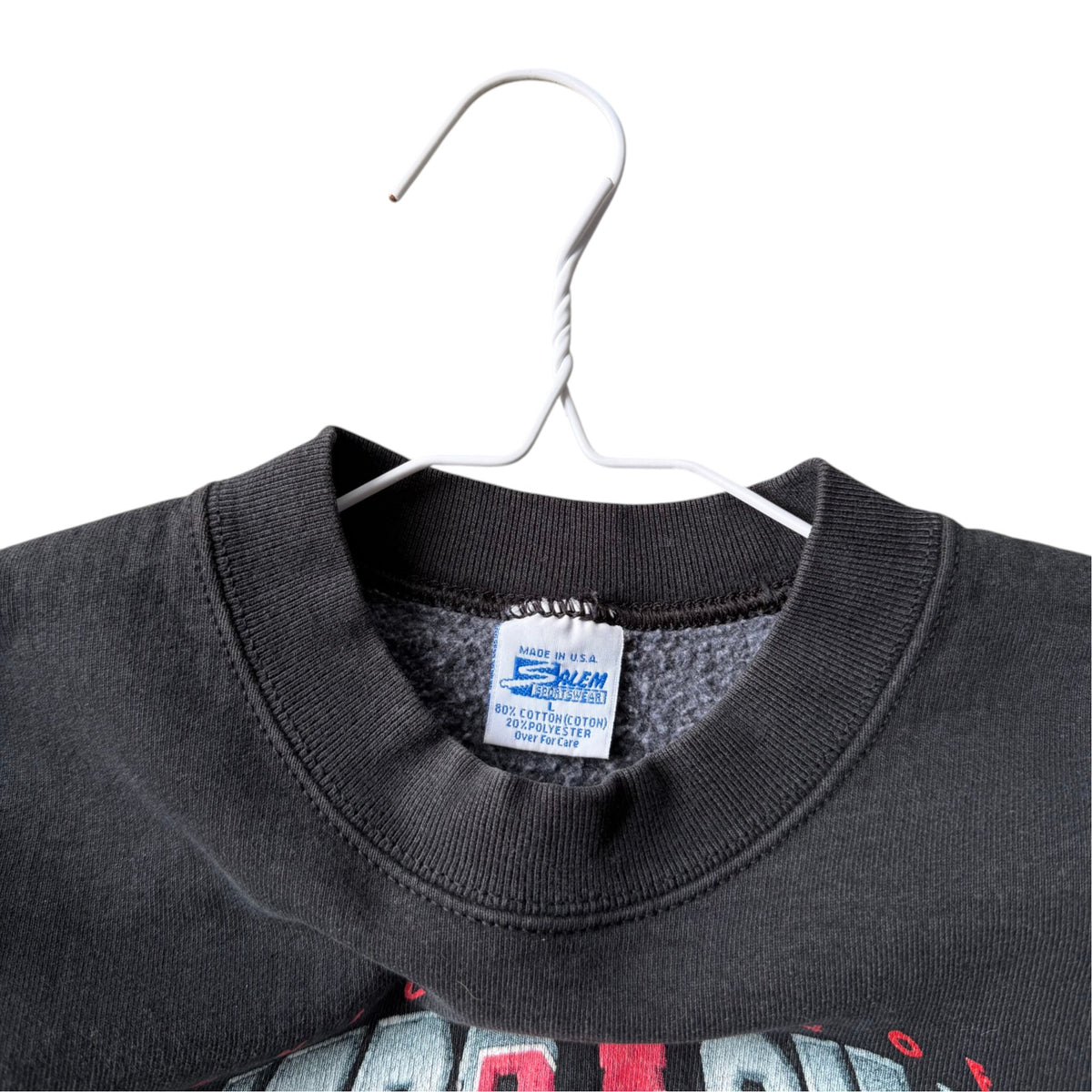 Vintage Nebraska Huskers Salem Helmet Crewneck - L