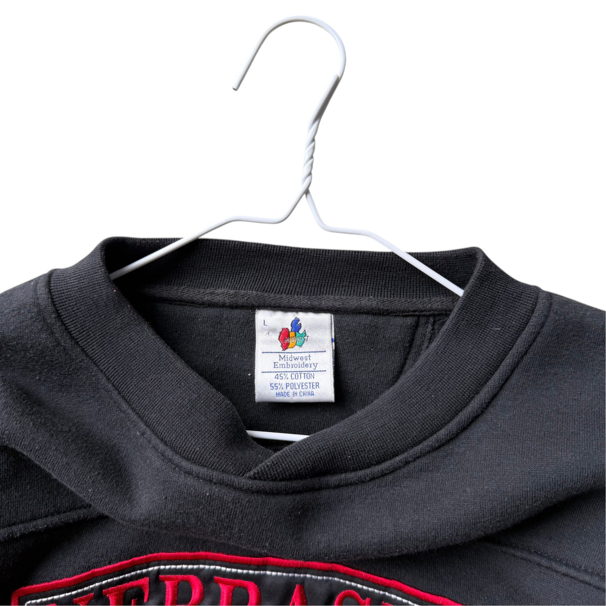 Vintage Nebraska Huskers Patchwork Sweatshirt - L