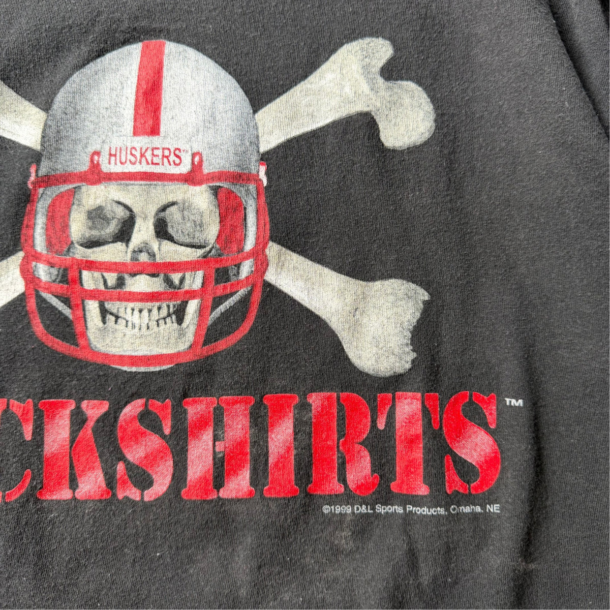 Vintage Nebraska Huskers Blackshirts Shirt - XL