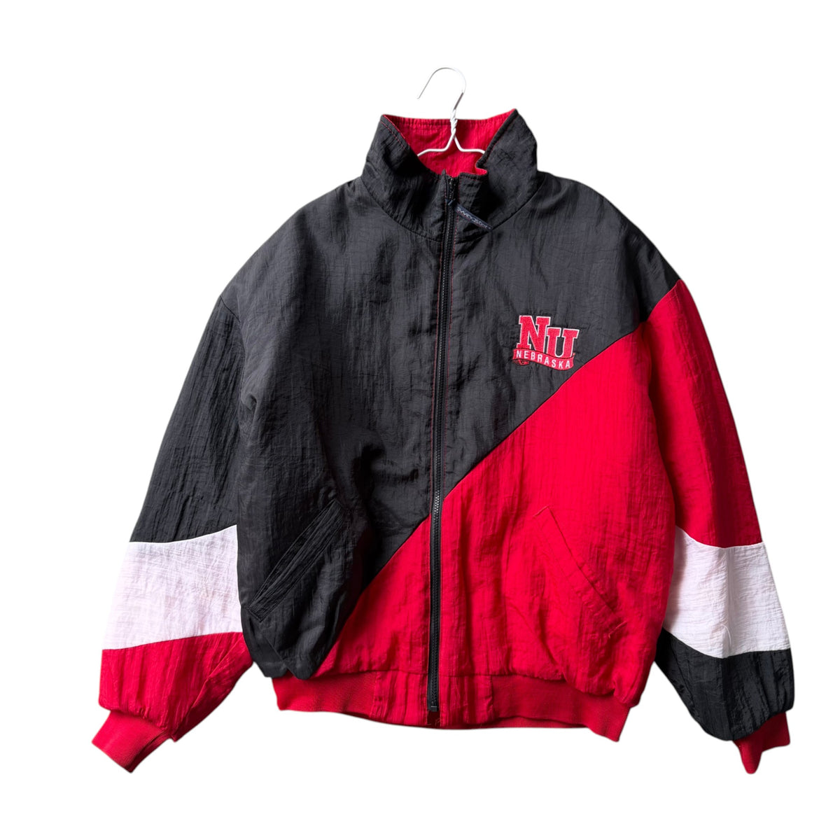Vintage Nebraska Huskers Puffer Coat - L