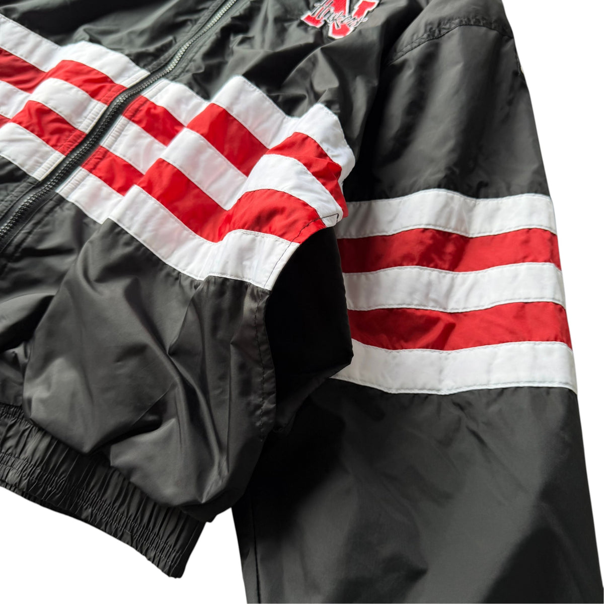 Vintage Nebraska Huskers Adidas Windbreaker Jacket - L
