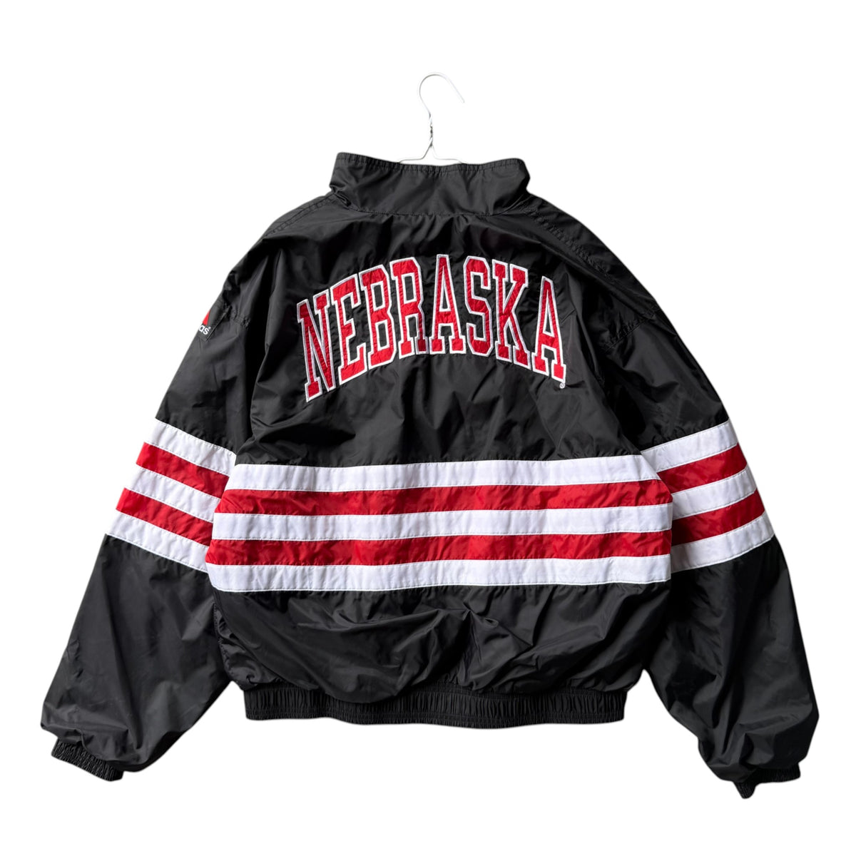 Vintage Nebraska Huskers Adidas Windbreaker Jacket - L