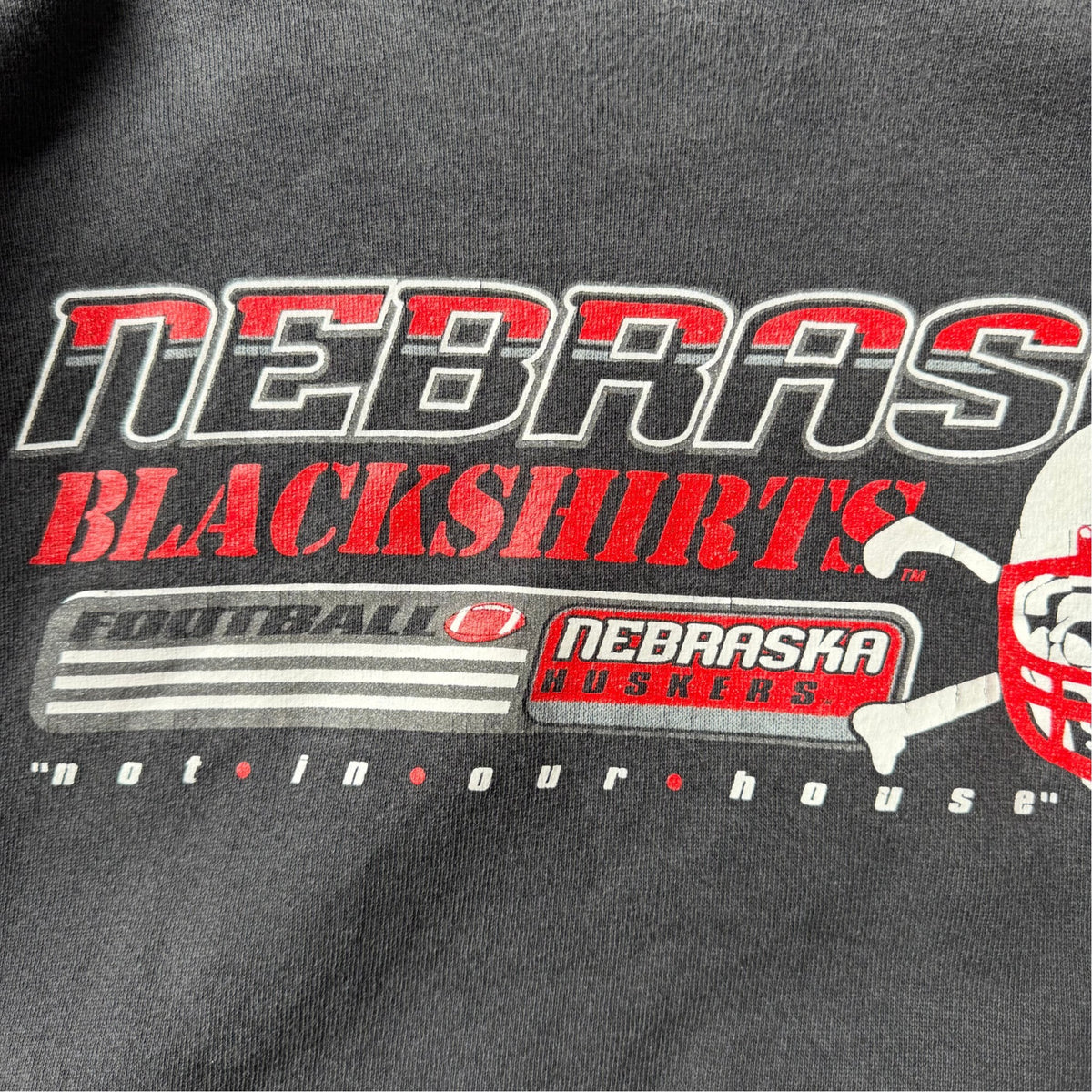 Vintage Nebraska Huskers Blackshirts Adidas Crewneck - XXL