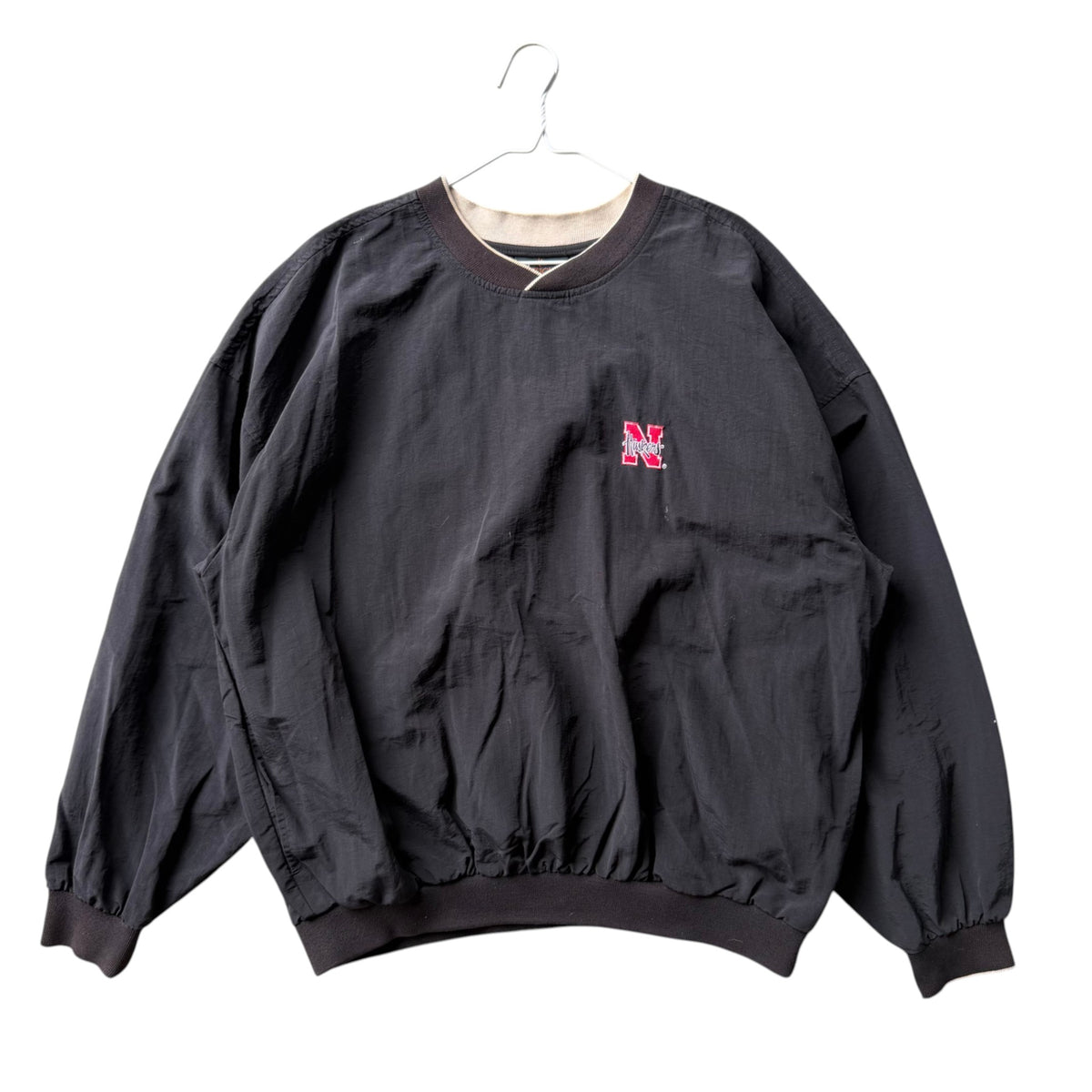 Vintage Nebraska Huskers Windbreaker - L