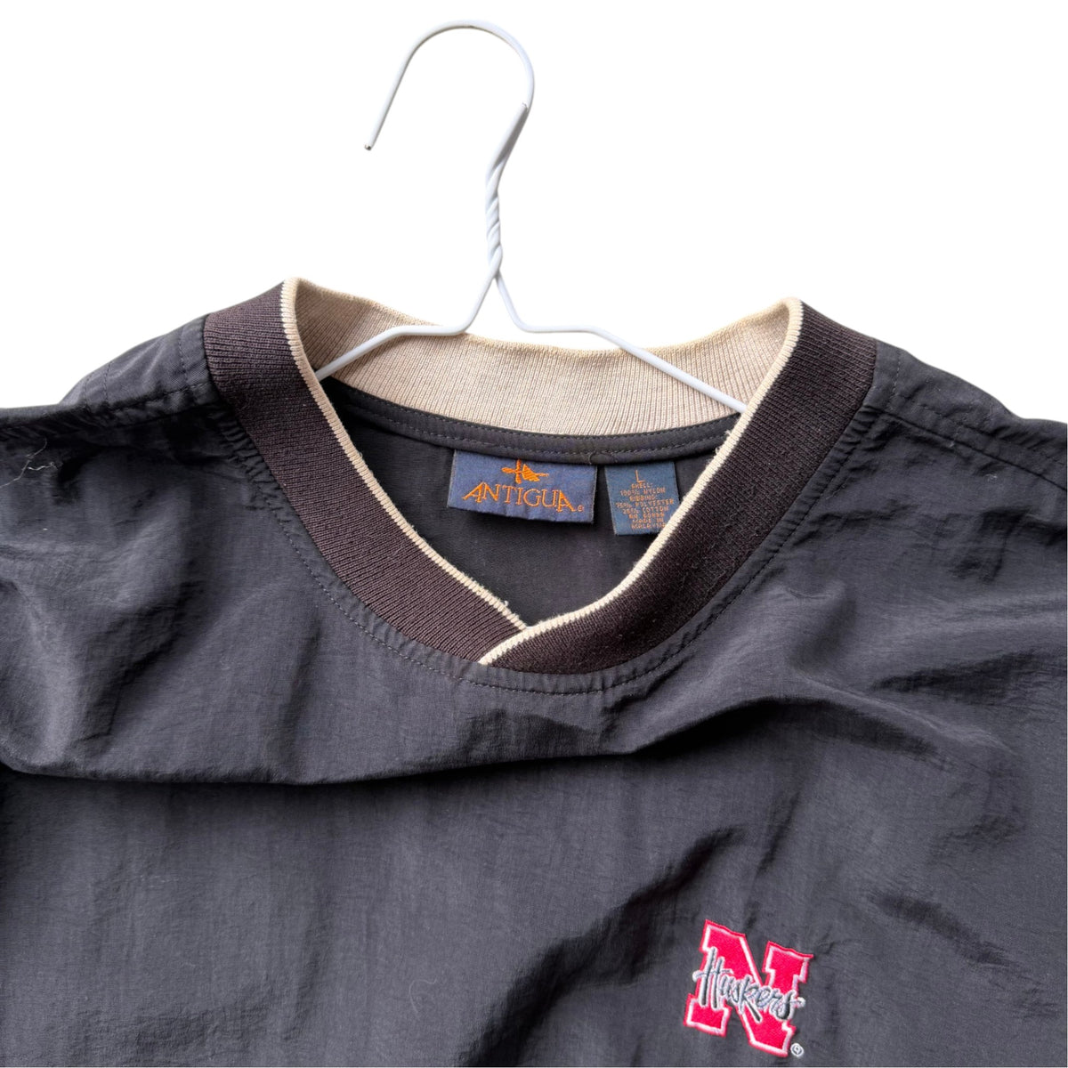 Vintage Nebraska Huskers Windbreaker - L