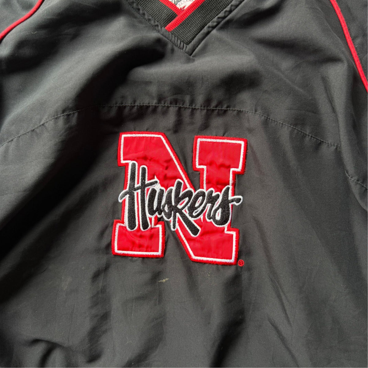 Vintage Nebraska Huskers Windbreaker - L