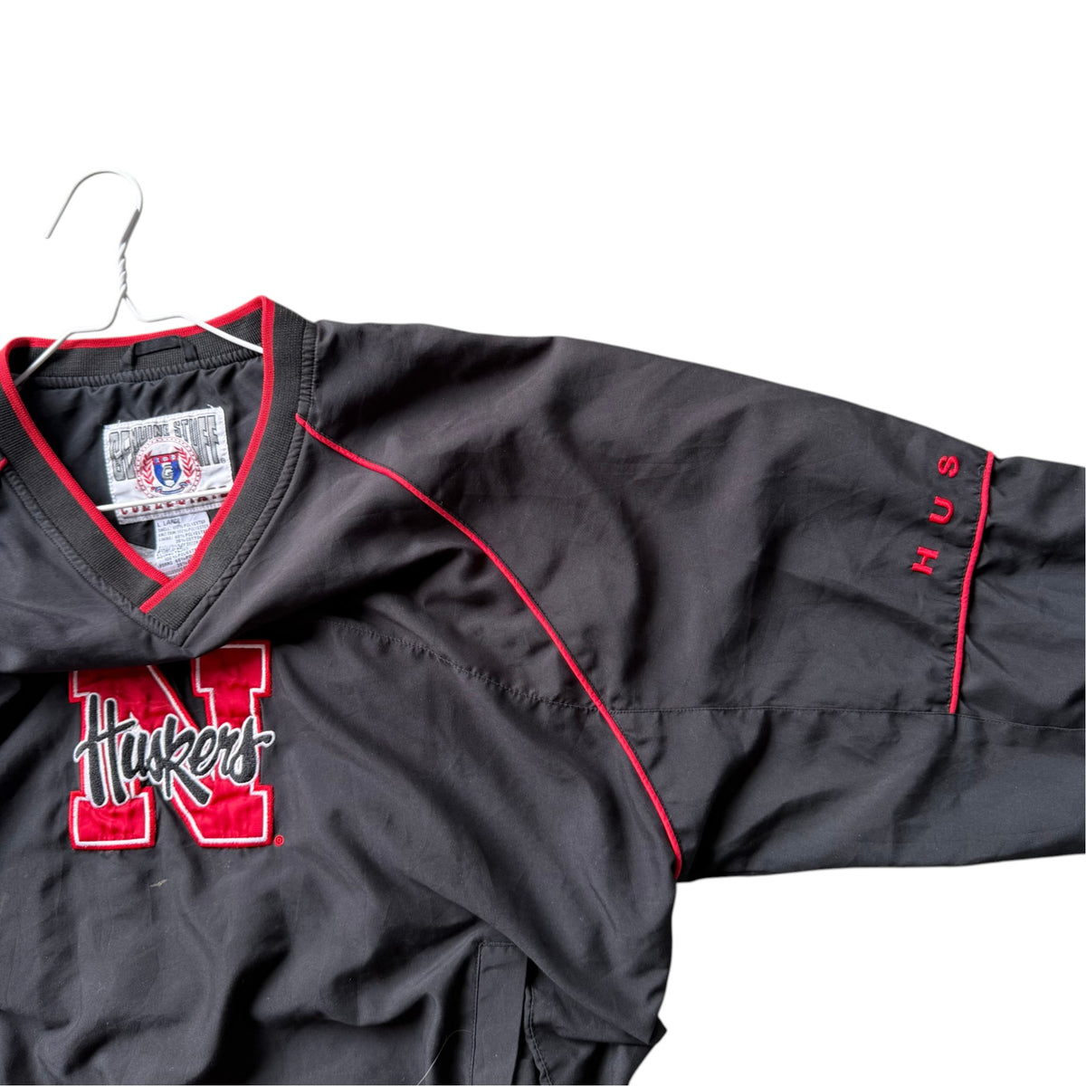 Vintage Nebraska Huskers Windbreaker - L