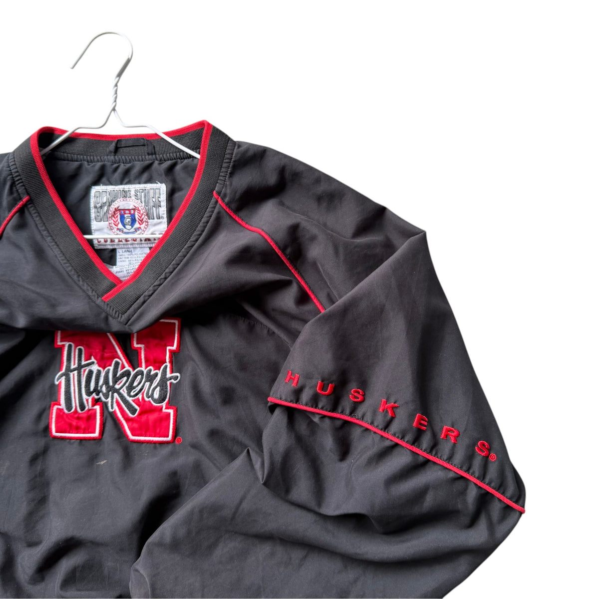 Vintage Nebraska Huskers Windbreaker - L