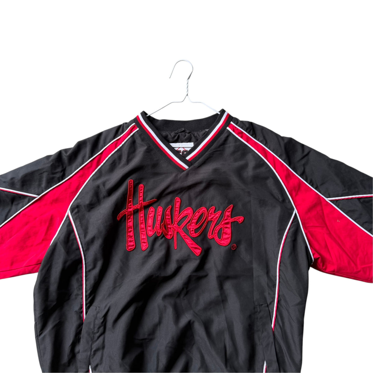 Vintage Nebraska Huskers Windbreaker - L