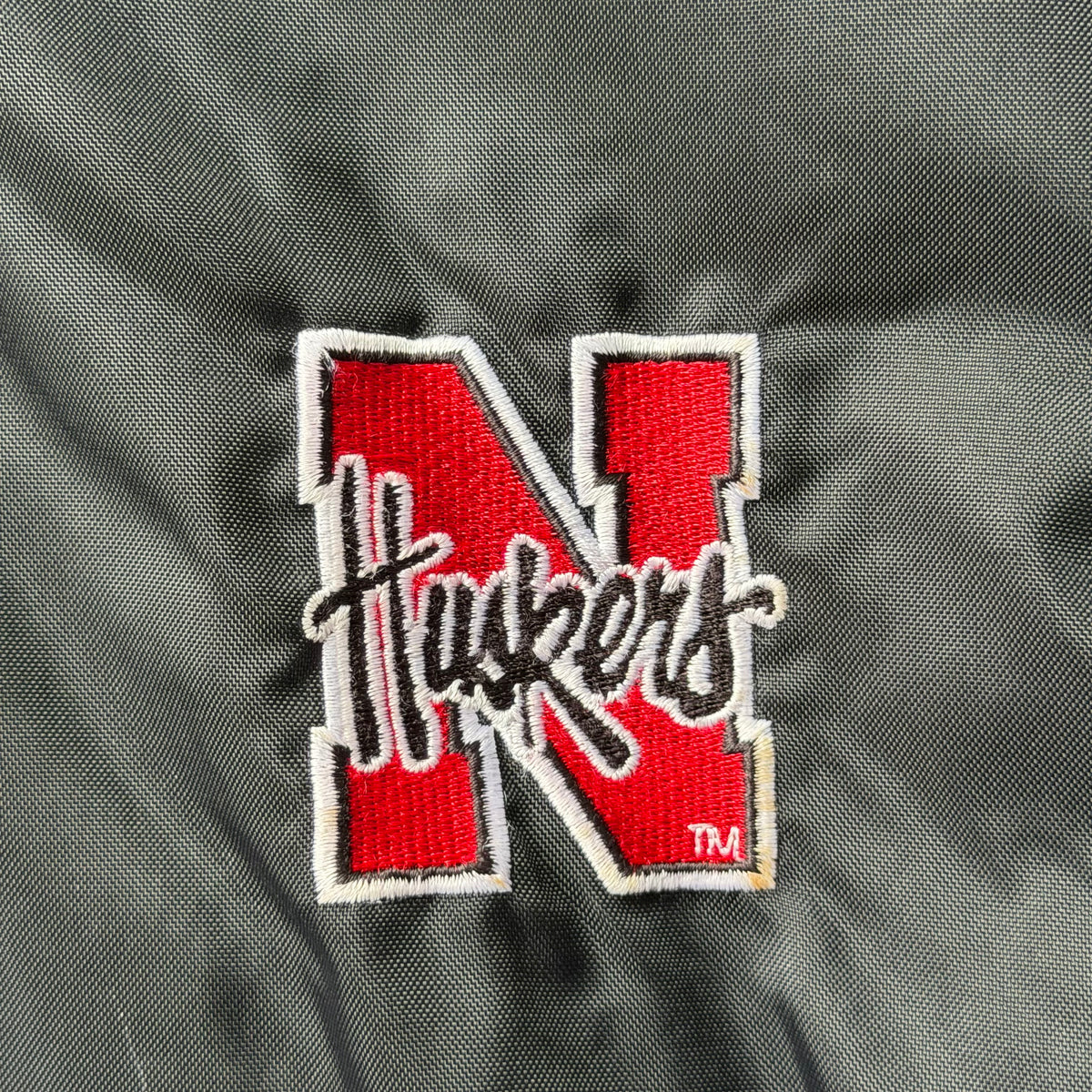 Vintage Nebraska Huskers Adidas Windbreaker Jacket - M