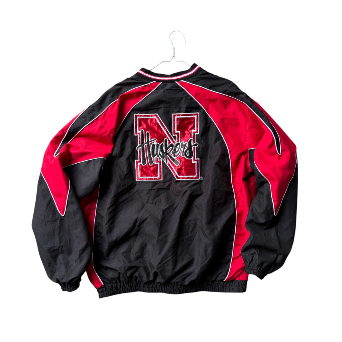 Vintage Nebraska Huskers Windbreaker - L