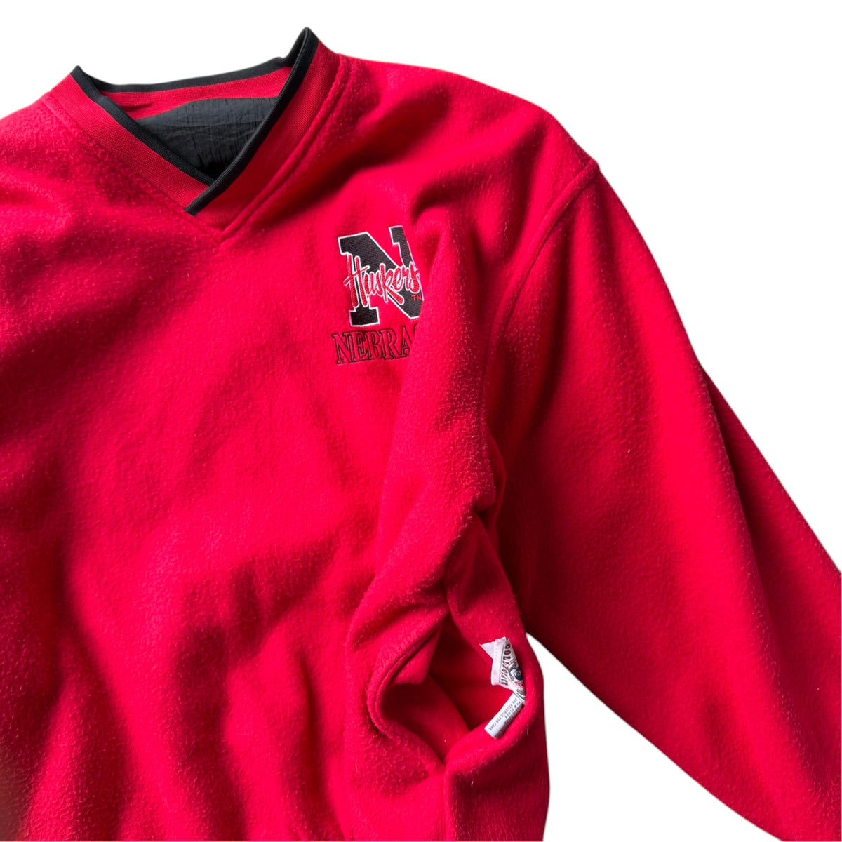 Vintage REVERSIBLE Nebraska Huskers Windbreaker Fleece - XL