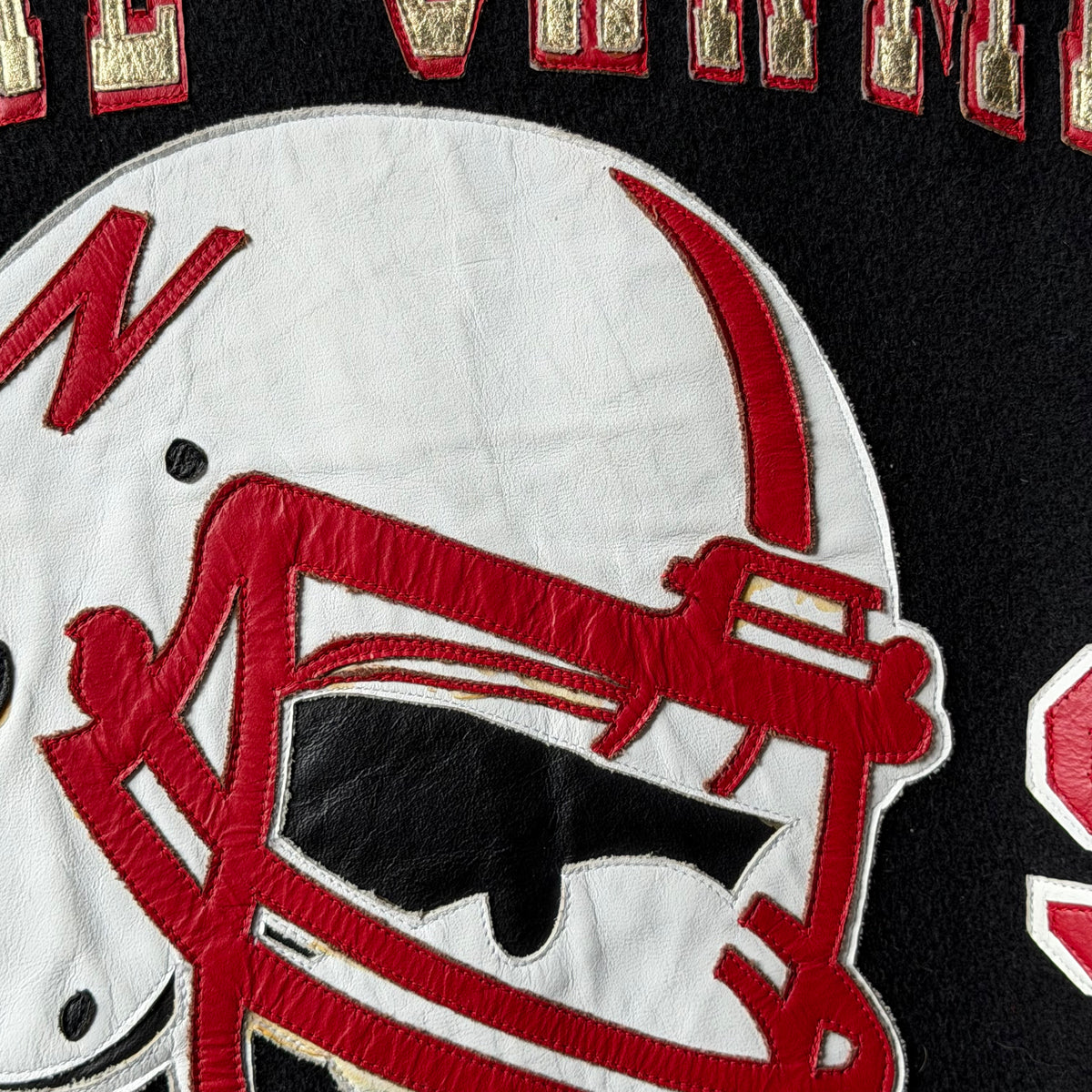Vintage Nebraska Huskers 1995 National Champions Leather Jacket - XL