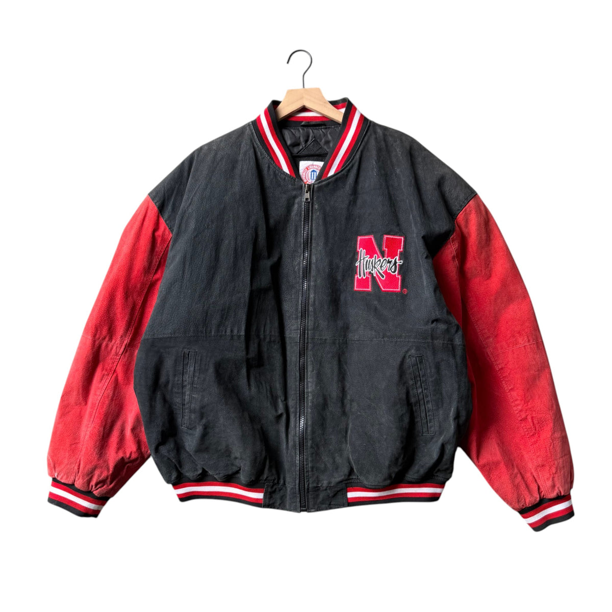 Vintage Nebraska Huskers Suede Jacket - XXL