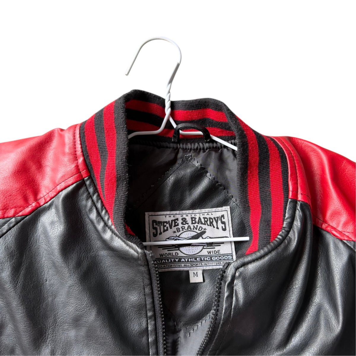 Vintage Nebraska Huskers Leather Jacket - M