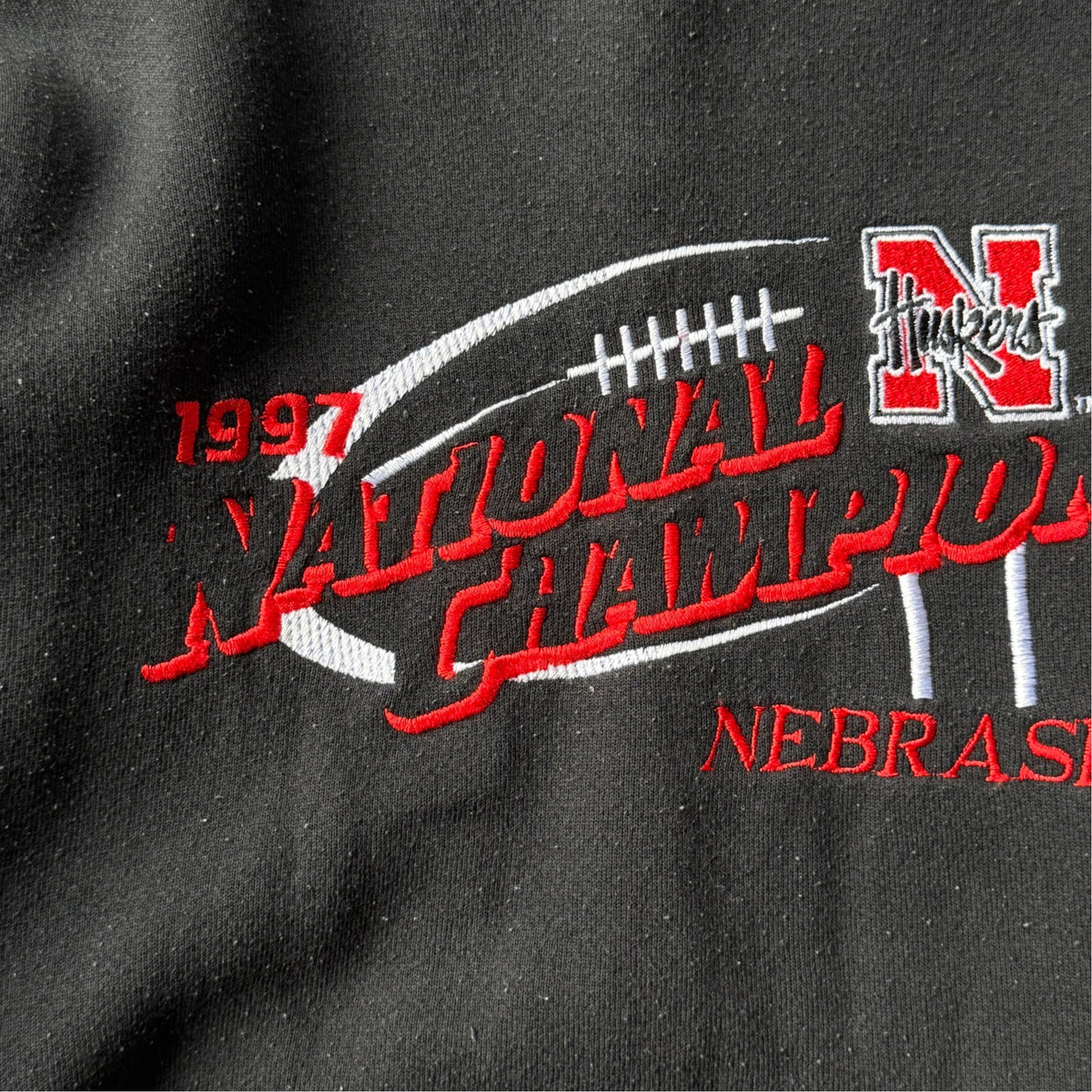 Vintage Nebraska Huskers 1997 National Champions Crewneck - XL