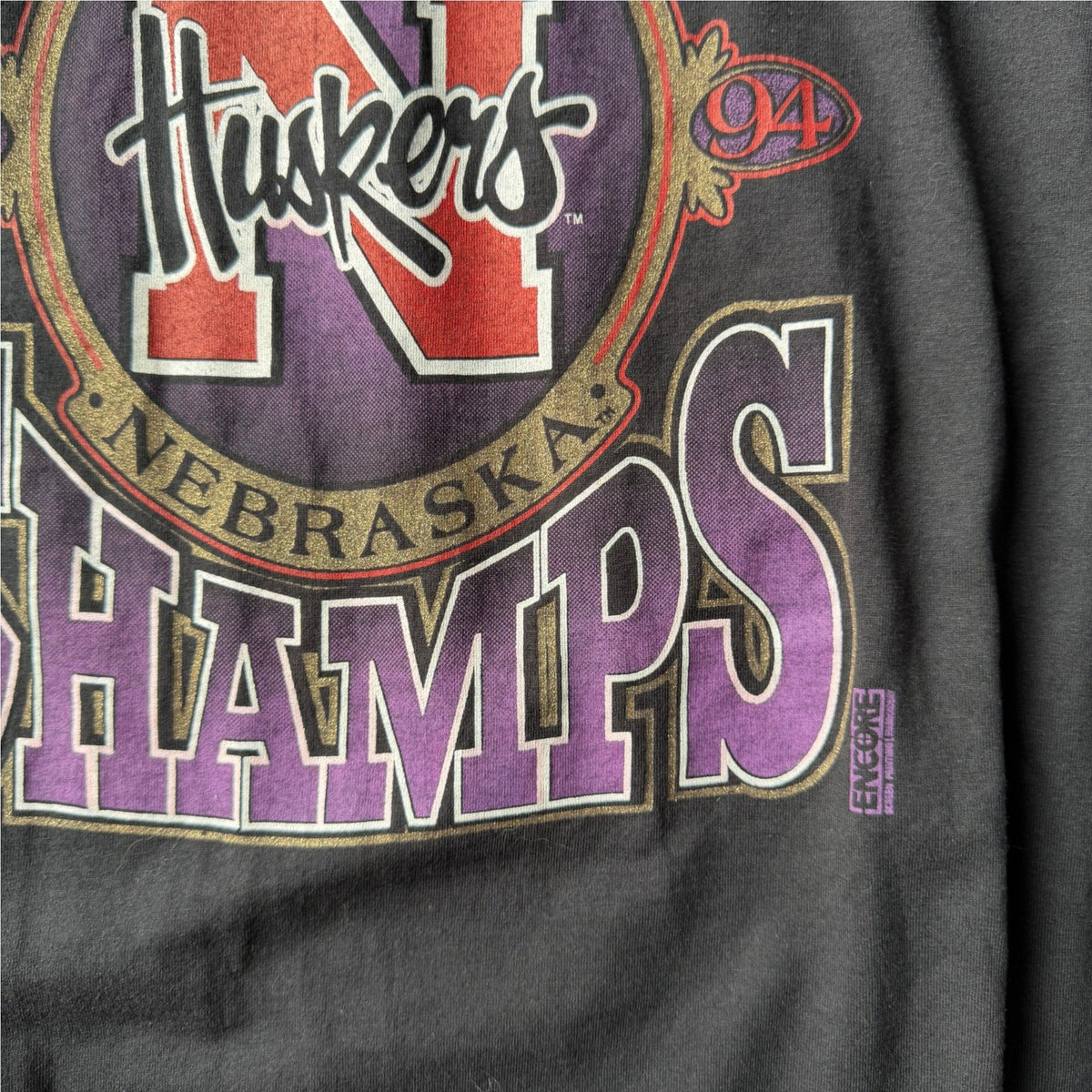 Vintage Nebraska Huskers 1994 National Champs Shirt - XL