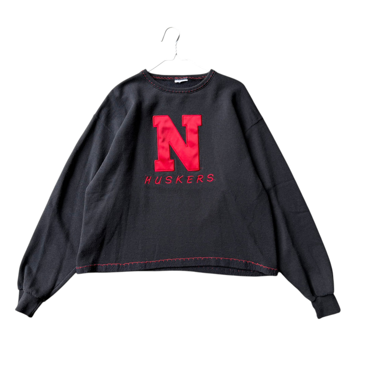 Vintage Nebraska Huskers Crop Crewneck - Medium