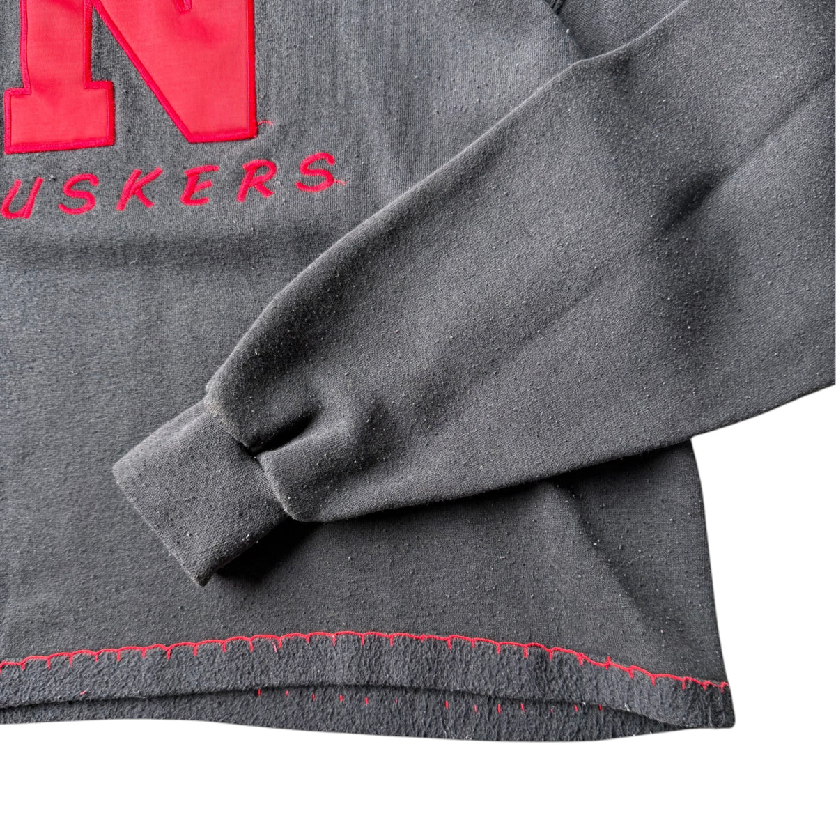 Vintage Nebraska Huskers Crop Crewneck - Medium