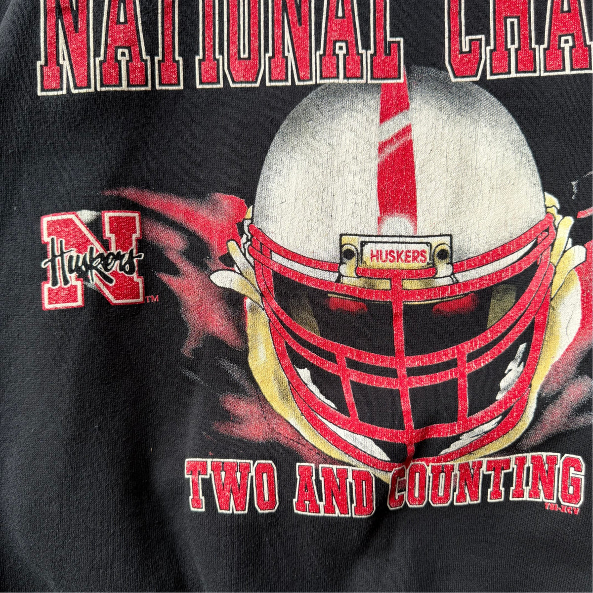 Vintage Nebraska Huskers 1995 National Champs Crewneck - L